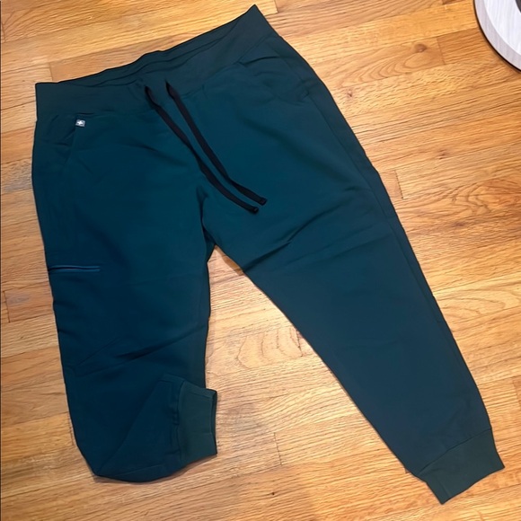 Figs Forest Green Scrub Zamora Jogger Pants - Picture 1 of 1